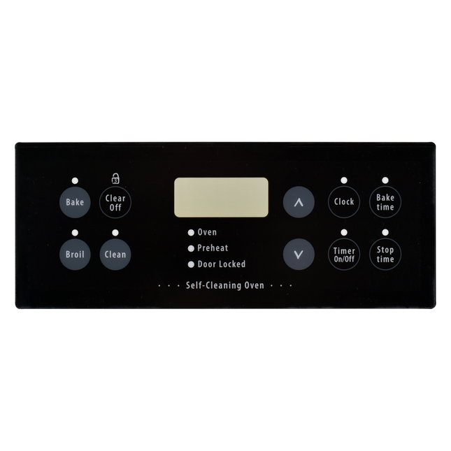 316220805CM Range / Oven Control Overlay (Faceplate) Replaces 316220805  Parts-O-Matic