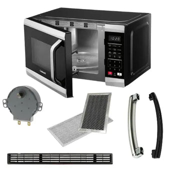 Microwave Door Handle, Grease Filter and Turntable Motor