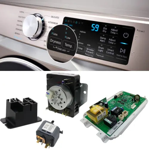 Dryer Timers, Relays and Control Board