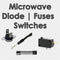 Microwave Diode, Fuses, Waveguide, Switches, Bulb