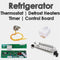 Refrigerator Defrost Thermostat, Heaters, Timer and Control Board