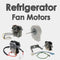 Refrigerator Condenser Motor, Evaporator Fan Motor and Fan Blade