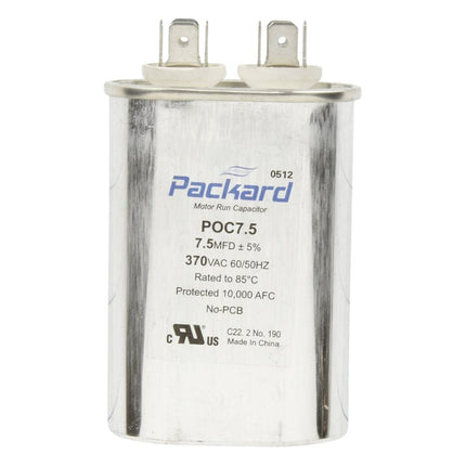 12007 Packard 370 Capacitor 7.5 MFD 370V  Parts-O-Matic