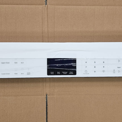 W10861732 Oven Genuine OEM (White) Control Panel (Open Box)