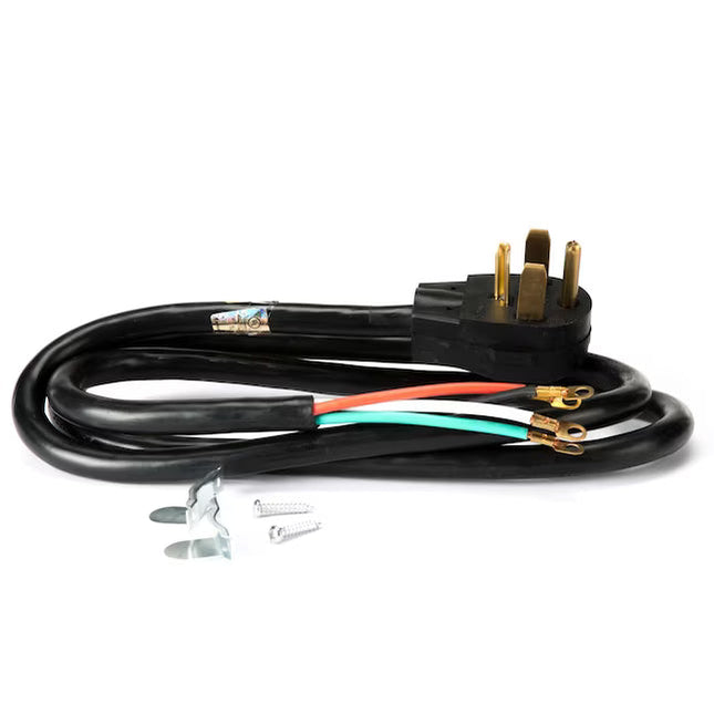 Utilitech 6-ft 30 -Amp 4 -Prong Black Dryer Power Cord  Parts-O-Matic