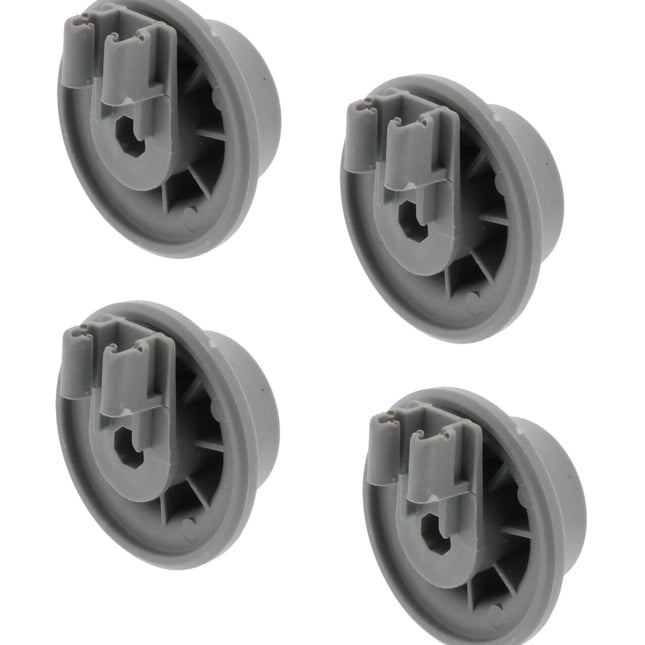 (4 Pack) ERP 611475 Dishwasher Lower Rack Roller Replaces 00611475 Exact Replacement Parts