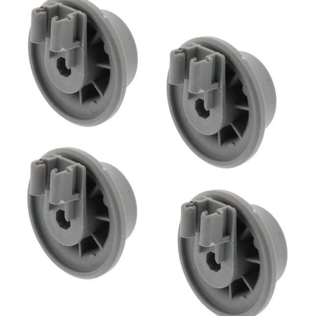 (4 Pack) 611475CM Dishwasher Lower Rack Roller Replaces 00611475  Parts-O-Matic