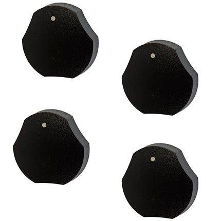 (4 Pack) 74009592CM Burner Control Knob Replaces WP74009592