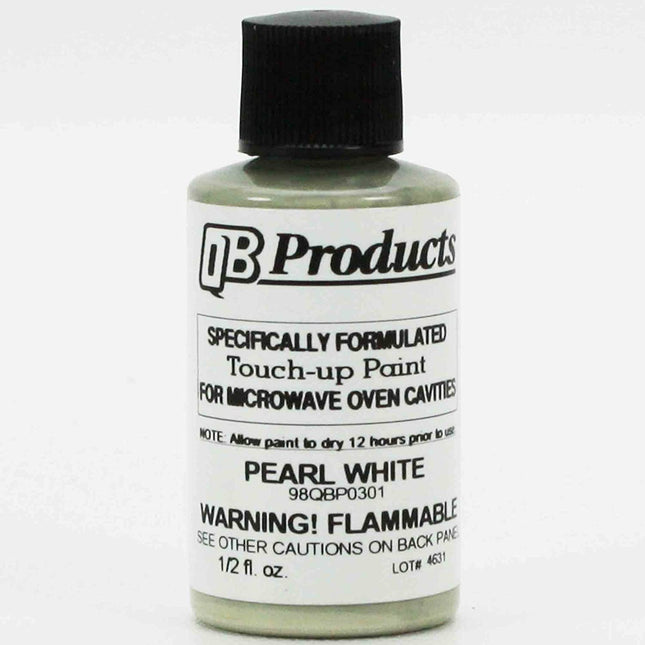 98QBP0301 Microwave Oven Cavity Touch-Up Paint. (Pearl/Off-White.) 1/2 fl. oz.  Parts-O-Matic