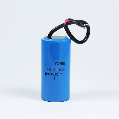 CD60 Motor Start, Run Capacitor  450VAC, 200uF, 50 Hz