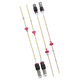 DC97-18610FCM Washer Suspension Rod Kit (Pack of 4) Replaces DC97-18610F