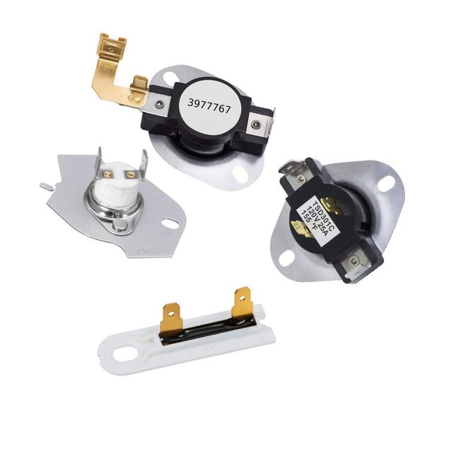 XP6974 Dryer Thermostat Kit Replaces WP3387134, WP3392519, W10900067, 279816  Parts-O-Matic