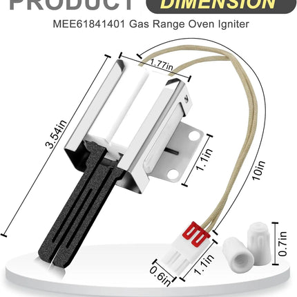 XPARTCO MEE61841401 Gas Oven Igniter  Parts-O-Matic