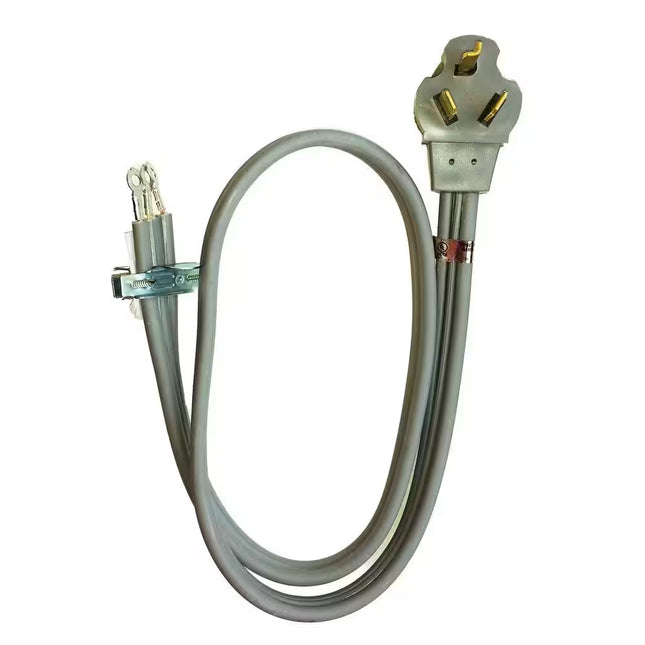 PT220L Dryer Power Cord, 30 Amp, 3 Prong, 4'  Parts-O-Matic