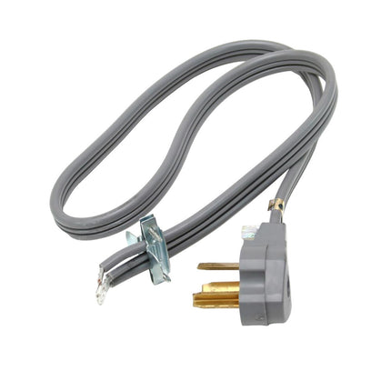 PT220L Dryer Power Cord, 30 Amp, 3 Prong, 4'  Parts-O-Matic