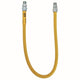 TJGC20C-3131-48 3/8" ID (1/2" OD) Coated Stainless Steel Gas Connector 1/2" MIP x 1/2" MIP (48" Length)