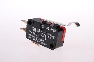V-154-1C25 Micro Limit Switch | 1-1/8" Curved Tip Lever  Parts-O-Matic