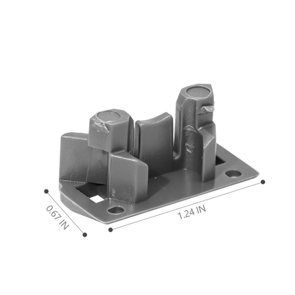 W10195622 Dishwasher Dish rack Stop Clip Replaces WPW10195622  Parts-O-Matic