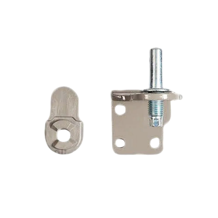 W10500004 Refrigerator Genuine Bottom Door Hinge & Cam Kit (Right, Gray)  Parts-O-Matic