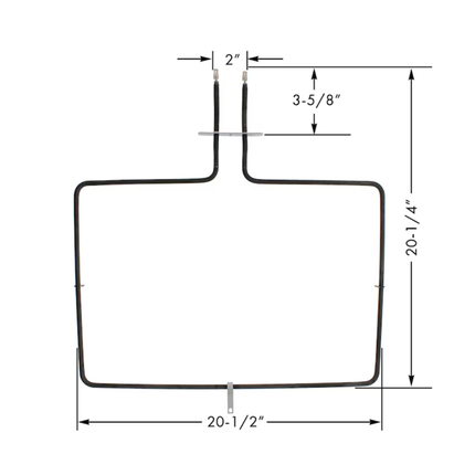 W10779716 Oven Genuine OEM Bake Element  Parts-O-Matic