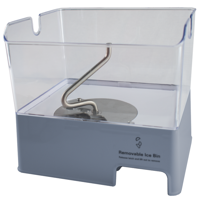 W11129522CM Refrigerator Ice Bucket (Gray) Replaces W11129522  Parts-O-Matic