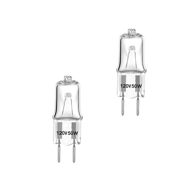 (2 Pack) XPARTCO WB02X35488 Microwave Halogen Light Bulb  Parts-O-Matic