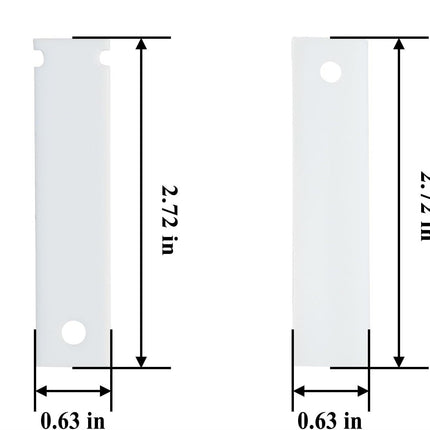 XPARTCO WE03X37317 - WE03X37318 Dryer Drum Glide Set  Parts-O-Matic