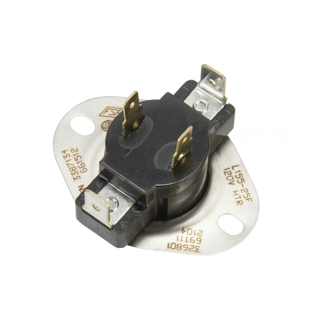 WP3387134 Dryer Genuine OEM Cycling Thermostat  Parts-O-Matic