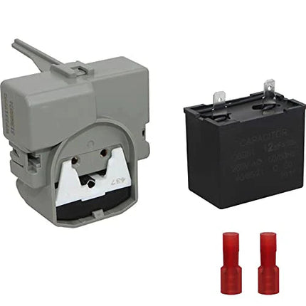 W10189190 Refrigerator Overload, Relay and Capacitor Replaces WPW10189190, WPW10662129  Parts-O-Matic
