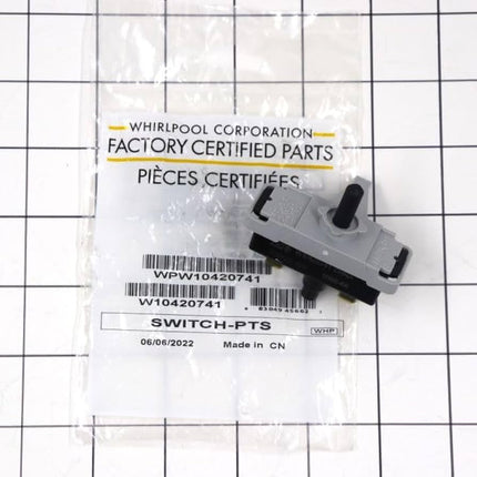 WPW10420741 Genuine OEM Dryer Push To Start Switch