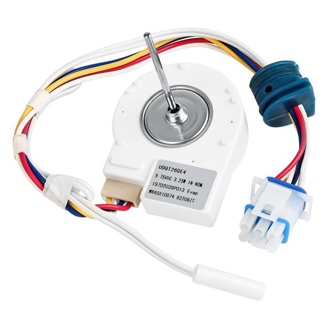 WR60X10074CM Refrigerator Evaporator Fan Motor Replaces WR60X10074  Parts-O-Matic