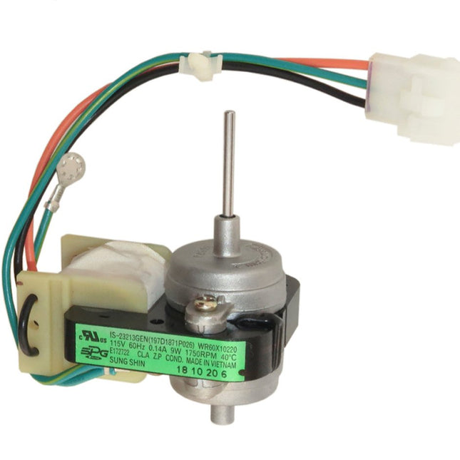 WR60X10220CM Refrigerator Condenser Fan Motor Replaces WR60X10220  Parts-O-Matic