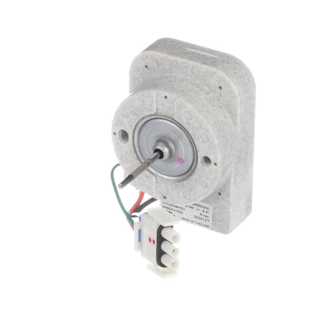WR60X31522 Refrigerator Genuine OEM Evaporator Fan Motor  Parts-O-Matic