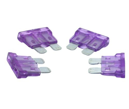 (4 Pack) XPATC3 Furnace, Air Conditioner Control, Circuit Board Fuse 3 Amp  Parts-O-Matic