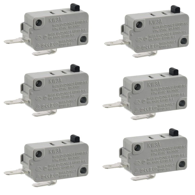 (6 Pack) XPG497 Microwave Door Switch (Normally Open) Product vendor Parts-O-Matic