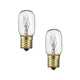 (2 Pack) XPIBE1740 Microwave Light Bulb (40W) Replaces 8206232A, WB25X10030