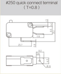 EXP480 Micro Limit Switch (NC - NO) Normally Closed / Open