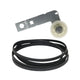 EXP651 Dryer Belt and Idler Pulley Replaces WPW10112954, W10837240