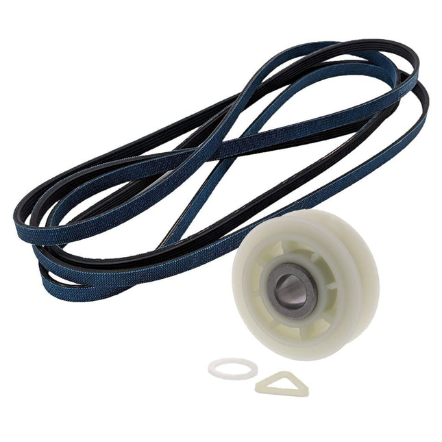 EXP652 Dryer Belt and Idler Pulley Replaces WPW10112954, 279640  Parts-O-Matic