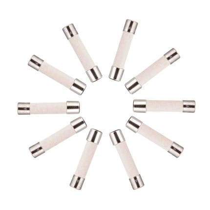 (10 PK) XP20A-SB Ceramic Line Fuse, Slow Blow, 20A - 6.35 x 32 mm  Parts-O-Matic