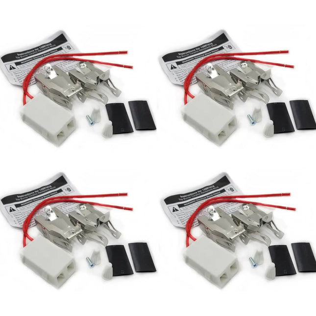 (4 Pack) ERP 12001676 Surface Burner Receptacle Exact Replacement Parts