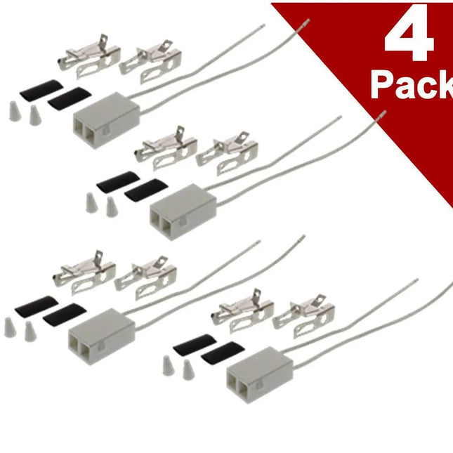 (4 Pack) 12001676CM Surface Burner Receptacle Replaces 12001676 Choice Manufactured Parts