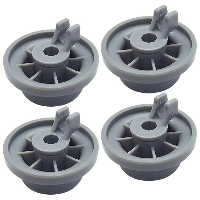 (4 Pack) ERP 165314 Dishwasher Lower Rack Roller Replaces 00165314 Exact Replacement Parts