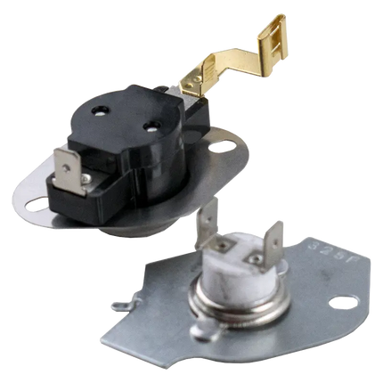 197CM Dryer Thermostat Kit Replaces 279816, WP3977767, W10900067 Choice Manufactured Parts