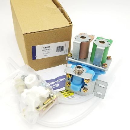 4318046CM Refrigerator Dual Valve Water Valve Replaces 4318046, WP2188542 Choice Manufactured Parts