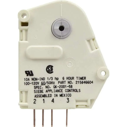 215846604 Genuine OEM Refrigerator Defrost Timer Frigidaire