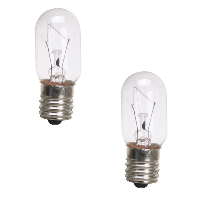 (2 Pack) 26QBP4093 Microwave incandescent light bulb Replaces 8206232A Exact Replacement Parts