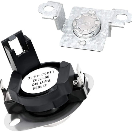 8544771 - 280148 Dryer Heater and Thermostat Kit Replaces WP8544771, 280148 Exact Replacement Parts