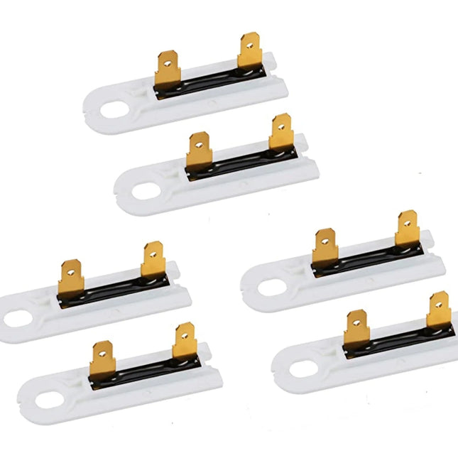 (6 Pack) 3392519 Dyer Thermal Fuse Replaces WP3392519 Parts-O-Matic