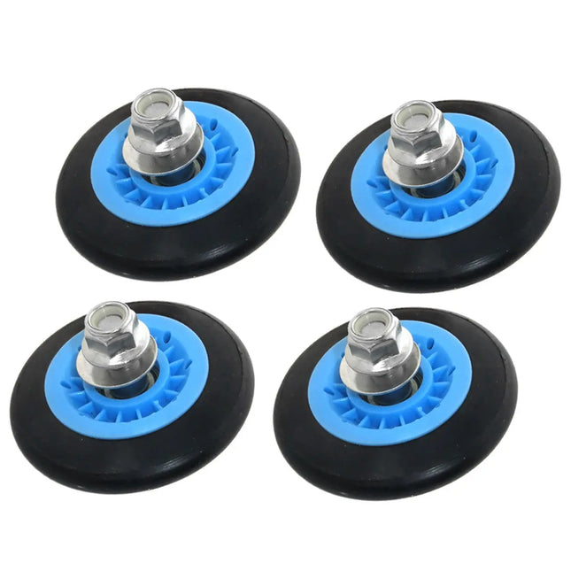 (4 Pack) 4581EL2002HCM Dryer Drum Roller w/ Bearing Replaces 4581EL2002H Choice Manufactured Parts